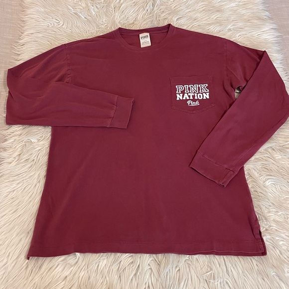 PINK | Long Sleeve | T Shirt Bundle | Set of 3 - Picture 2 of 15